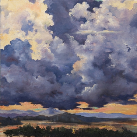 Gathering Clouds by artist Ruth Meaders